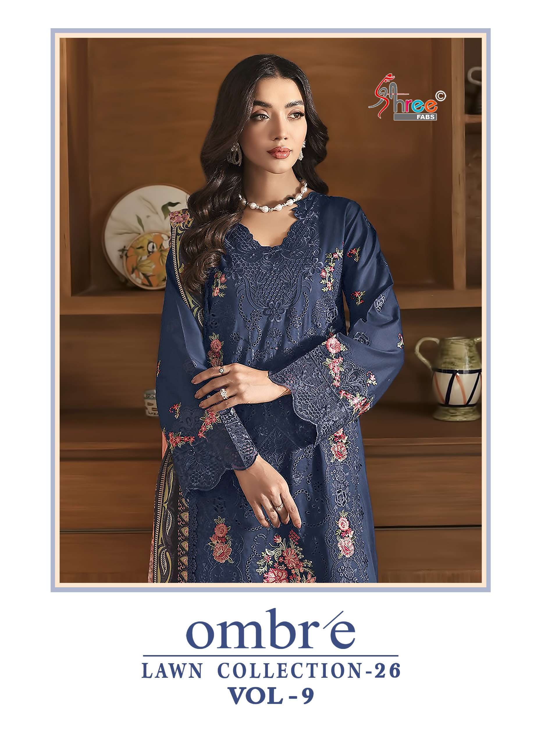 OMBRE LAWN COLLECTION VOL - 09 BY SHREE FABS